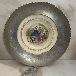 Large Farberware Plate,‎ Farberware Porcelain and Aluminum Decorative Dish